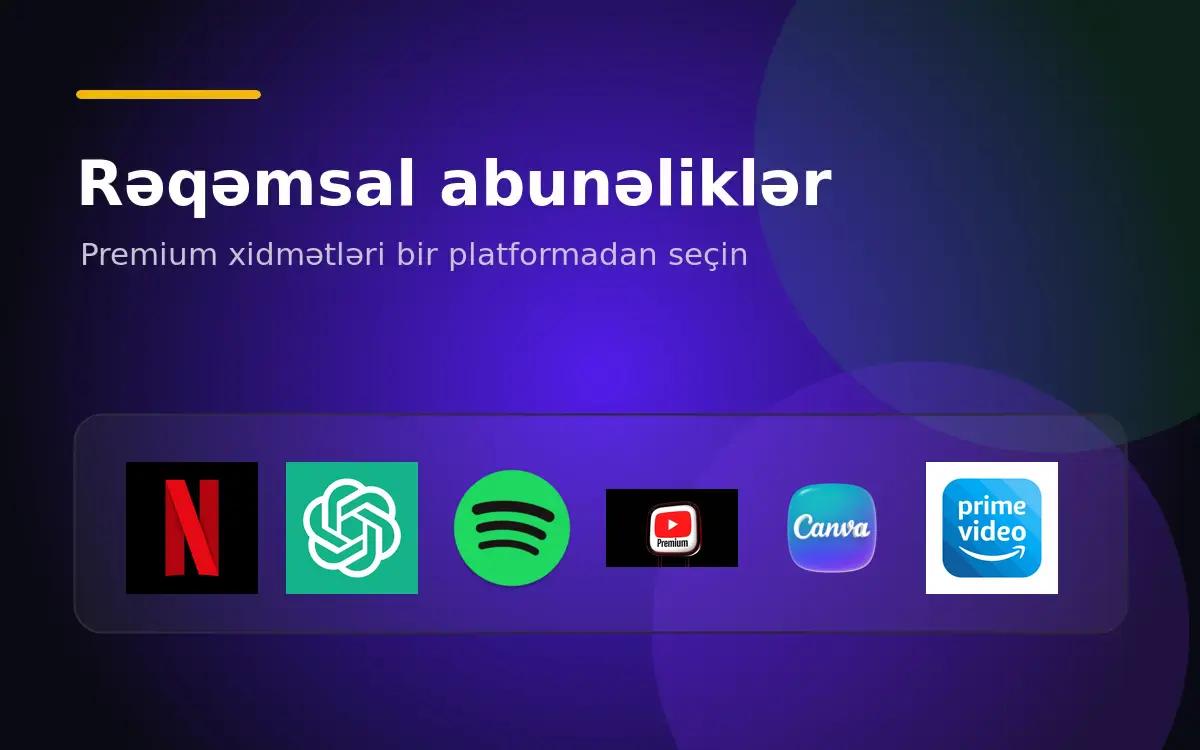 Rəqəmsal abunəlikləri bir platformadan almağın üstünlükləri