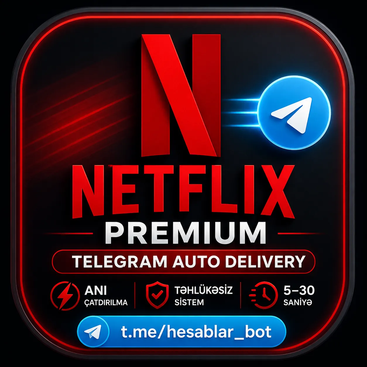 Netflix hesabı — avtomatik təqdimat