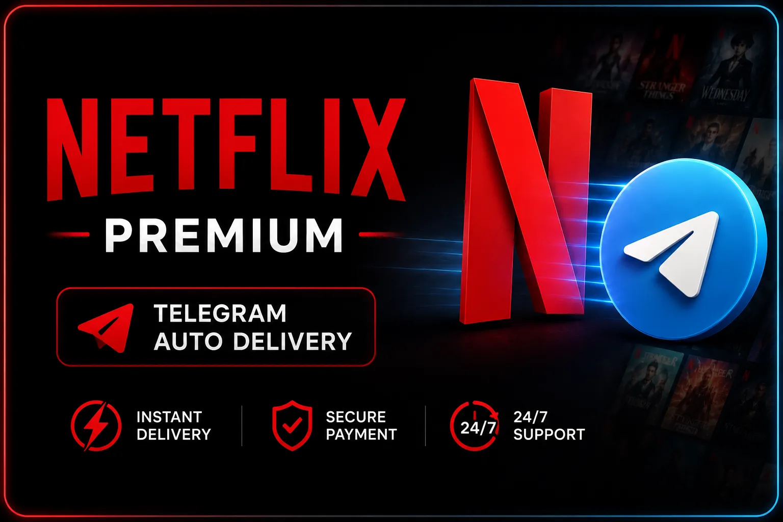Netflix hesabı — avtomatik təqdimat